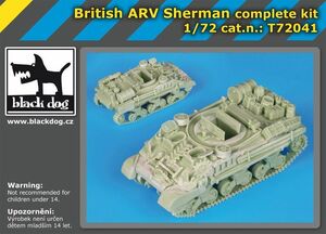 ブラックドッグ T72041 1/72 イギリス軍 シャーマンARV（装甲回収車） （ ドラゴン用）