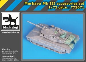 ブラックドッグ T72071 1/72 メルカバ Mk III アクセサリーセット （ トランぺッター用）