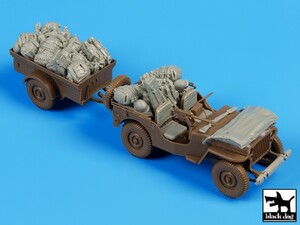 ブラックドッグ T35097 1/35 アメリカ ジープ 空挺隊 降下前 アクセサリーセット(ブロンコ)