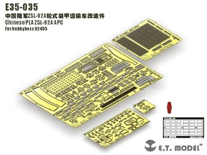 E.T.model E35-035 1/35 Chinese People's Liberation Army ZSL-92A. member transportation car ( hobby Boss 82455 for )