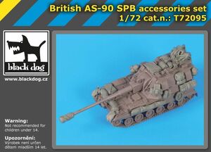 ブラックドッグ T72095 1/72 イギリス軍 AS -90 SPB アクセサリーセット （ トランぺッター用）