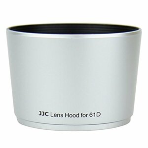 【新品】 JJC製 オリンパス OLYMPUS ZUIKO DIGITAL ED 40-150mm F4.0-5.6 専用 レンズフード LH-61D 互換品 シルバー