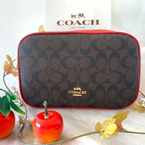 【新品未使用】COACH コーチ ショルダーバッグF68168クロスボディ 赤