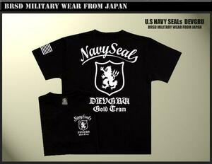 デブグルTシャツ (サイズ・S/M/L) シールズTシャツ 黒【品番de181】