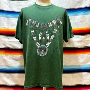 80’s 90’s JERZEES ARIZONA ネイティブ Tシャツ 検索: 古着 アメカジ アリゾナ ジャージーズ シングルステッチ Made in USA NATIVE