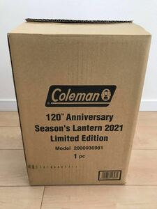 コールマン(Coleman) ランタン 120thアニバーサリー シーズンズランタン 2021 レッド