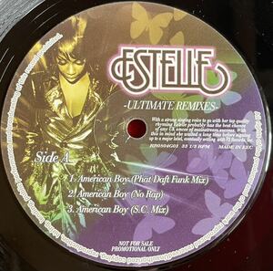 プロモ盤 ESTELLE feat カニエウエスト大ヒット American Boy この盤だけのリミックス12inch盤 その他にもプロモーション盤 多数出品。