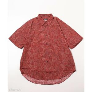 【ANPAS】日本製 ペイズリー ビッグシルエット シャツ