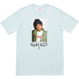 即決 supreme nas tee blue M