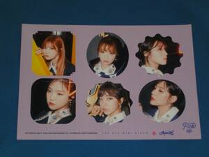  sticker * Apink 6th mini ALUBUM Pink up. go in 