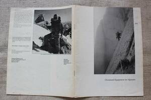 稀少1983年 シュイナード Chouinard Equipment for Alpinists カタログ USA レア アメリカ Catalog ヴィンテージ クライミング アウトドア
