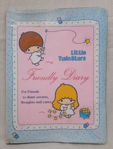 SANRIO 1976*ki Kirara Note * Little Twin Stars friend Lee * dia Lee * Sanrio at that time thing 