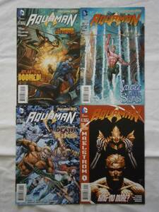 英語版　アメコミ　DCコミック　アクアマン（AQUAMAN）　2013年、2014年発行　4冊セット