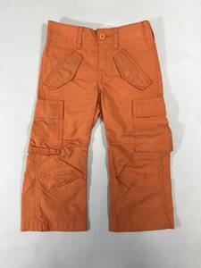 新品 10154 ボーイズ 2/2T サイズ 6ポケット パンツ polo ralph lauren ポロ ラルフ ローレン カーゴ オレンジ