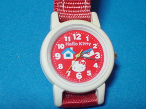  rare article design antique HELLO KITTY for women wristwatch red 