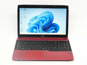 カメラ/中古ノートパソコンFMV　AH53/R　4世代Corei7-4702MQ/15.6型/8GB/新品SSD256GB/HDMI/無線WIFI/Bluetooth/テンキー/WIN11/office搭載