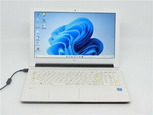 カメラ/中古/15.6型/ノートPC/Win11/新品SSD256/8GB/Celeron　3855U/NEC　NS100/F　無線WIFI/HDMI/Bluetooth/テンキー office搭載/送料無料