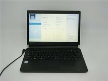 中古ノートパソコンノートPC　TOSHIBA　R63/F　Core i3　6006U 4GB　縦線あり ジャンク品　送料無料　_画像1