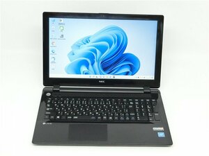 カメラ/中古/15.6型/ノートPC/Win11/新品SSD256/8GB/Celeron　3215U/NEC　NS150/D　無線WIFI/HDMI/Bluetooth/テンキー office搭載/送料無料