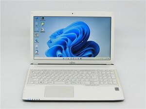 カメラ/中古/15.6型/ノートPC/Win11/新品SSD512/8GB/COREi7-4702MQ/FUJITSU　AH53/M　無線WIFI/HDMI/USB3.0/Bluetooth　送料無料