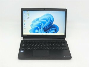 中古/WEBカメラ/13.3型/ノートPC/Win11Pro/新品SSD256GB/8GB/COREi3　6100U/TOSHIBA　R73/B /無線WIFI/USB3.0/HDMI/office搭載　送料無料