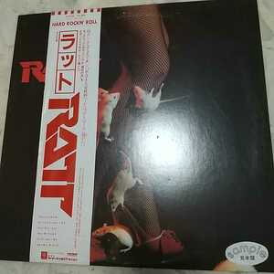 【LP】RATT ラット/ RATT（貴重な非売品プロモ盤)　　※盤面は新品同様です。ただ、ジャケットの見本品シールにマジックでの書込みあり。