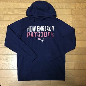 NFL NEW ENGLAND PATRIOT MEN’S HOODIE size-M(着丈69身幅58) 中古 NCNR