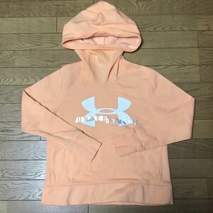 UNDER ARMOUR WOMEN’S HOODIE size-SM(着丈57身幅50) 中古(超美品) NCNR