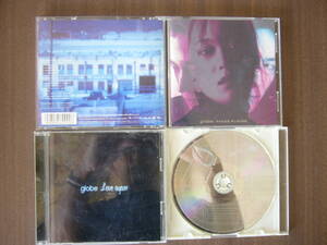 globe アルバムセット/3rd「Love again」＋2nd「FACES PLACES」＋「FIRST REPRODUCTS」 ジャンク（CDのみ・CD面キズあり）