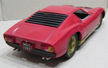 ANSONランボルギーニ ミウラ1/18(イタリア購入)レッドLamborghini Miuraダイキャスト製ミニカー赤スーパーカー模型アンソン カウンタックSV_画像3