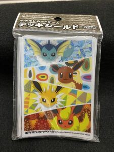 イーブイ・シャワーズ・サンダース・ブースター　デッキシールド　32枚入り　 ポケモンカードゲーム 未開封品