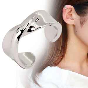  earcuff platinum lady's one-side ear for small .. twist smaller simple iya cuff .. woman 