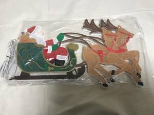  new goods Christmas lighting decoration illumination wall decorative window decoration Santa Claus reindeer sleigh wall . hanging weight ... put. also possibile 