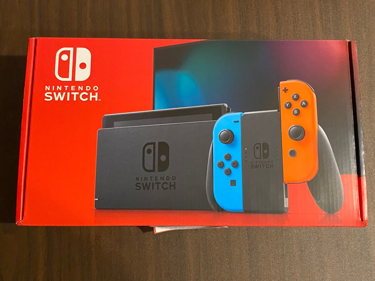 ネオンブルー/レッド 任天堂スイッチ本体 バッテリー強化版 純正直売