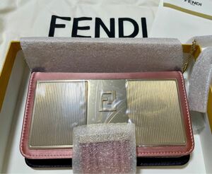 FENDI iPhone ケース 5.８インチ ピンク