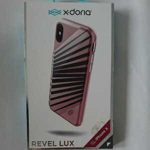 X-doria iPhone X ケース/カバー ハイブリッド REVEL LUX Rose Gold Rays アイフォン スマホケース XI8R