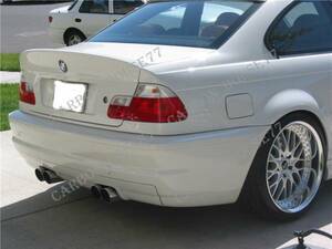 ★BMW E46 クーペ リア トランク スポイラー CSL型 FRP製 未塗装 2001-2006☆.