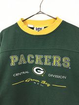 古着 90s NFL Green Bay Packers パッカーズ 刺しゅう スウェット トレーナー L 古着_画像2