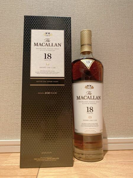 未開封THE MACALLANマッカラン18年シェリーオーク2021 700ml