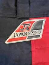 当時物 [JAPAN SPEED] モーターサイクルパンツ LL 中綿 ブラック レッド ジャパンスピード_画像6