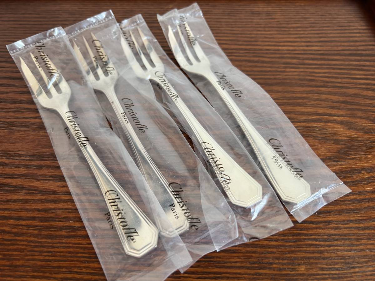 美品 Christofle クリストフル カトラリー デザートフォーク6本 人気