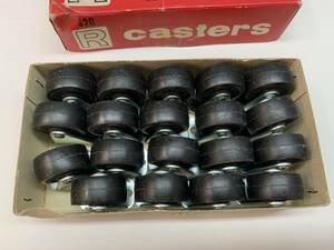 Casters　キャスター　420R。32ｍ/ｍ。　19個セット。【未使用品】　 　　　　　（2022968）