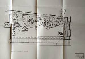 f22091824〇妙心寺 小方丈 京都市右京区花園妙心寺町にある臨済宗妙心寺派の大本山の寺院「日本有名庭園実測図集」の１枚 庭園文化研究所