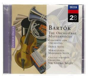 【輸入CD】BARTOK : The Orchestral Masterpieces　Chicago Symphony Orchestra cond. by Sir Georg Solti　バルトーク　管弦楽作品集