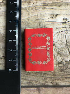  ultimate small / ultra rare / rare / ultimate small book@/ legume book@/ micro art exhibition /1973 year publish / miniature 