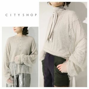 CITYSHOP モヘア ニット LOOSE KNIT SWEATER ¥14,300 22922