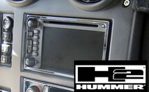 1psのみ ハマー H2 ビレット クローム ダッシュ ラジオ トリム 新品 HUMMER H2_画像6