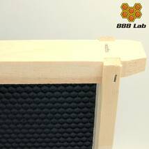 プラスチック製　巣礎　木製巣枠　5枚入 養蜂　養蜂器具　養蜂道具 ABM-0253_画像4