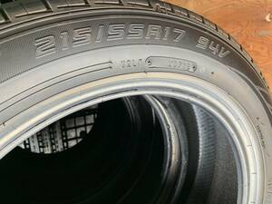 ダンロップ VEURO VE303 吸音スポンジ 215/55R17 製造年数18年 残溝約4.2～4.7㎜ ４本セット MADE IN JAPAN