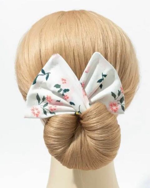 花柄 デフトバン 韓国っぽヘア